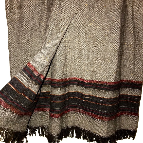 Vintage Women’s Wool Blend Plus Size Maxi Skirt - Picture 4 of 8